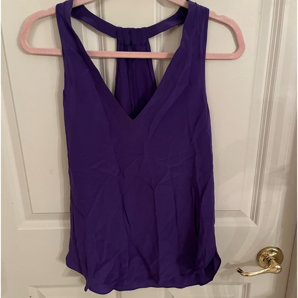 RORY BECA AURORA V-NECK HALTER TOP - SIZE:  MEDIUM